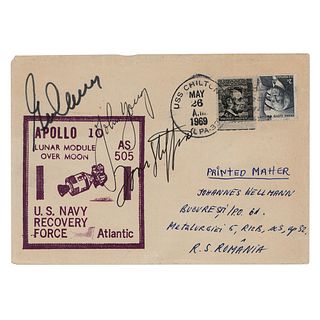 Apollo 10 Signed &#39;Splashdown&#39; Cover