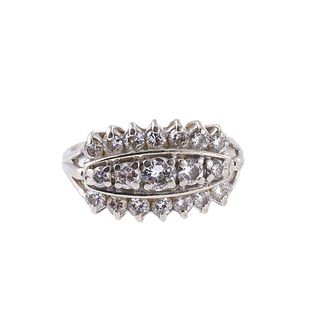 1950s 14k Gold Diamond Ring