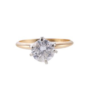 1.63ct Diamond 14k Gold Engagement Ring