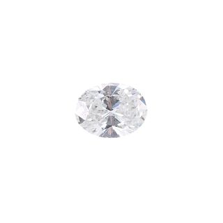 GIA 1.01ct I SI2 Oval Brilliant Diamond