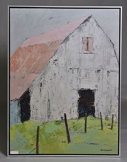 Beautiful canvas art of old barn 48x36