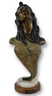 Ralph Roybal "Let My Spirit Soar" Bronze Sculpture
