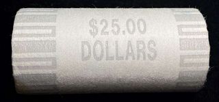 Roll (25-coins) Bank Wrapped Sacagawea Dollar