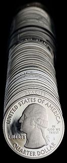 Roll (40-coins) Proof 90% Silver Quarters