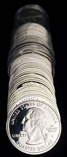 Roll (40-coins) Proof 90% Silver Quarters