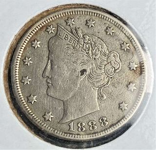 1888 Liberty Head (V) Nickel VF