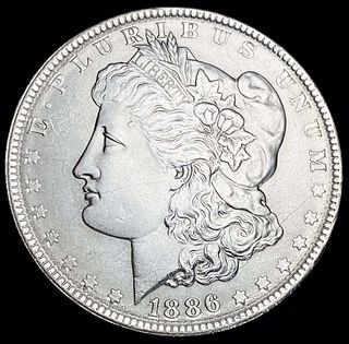 1886 Morgan Silver Dollar MS65