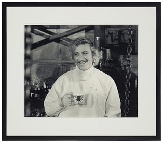 20th Century American School, Gene Wilder on the set of "Young Frankenstein," Photograph on paper, Sight: 15.5" H x 19.5" W