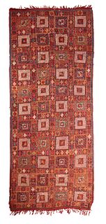 A Turkish flatweave rug