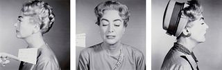 20th Century American School, Joan Crawford, Photographs on paper, Sight of each: 7.25" H x 7.25" W