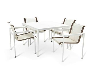 Richard Schultz (1926-2021), 1966 Dining Table and Lounge Chairs for Knoll, late 20th/early 21st century