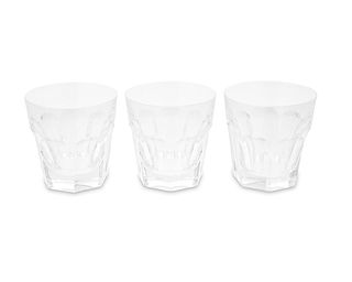 A set of Baccarat "Harcourt" crystal double Old Fashioned glasses