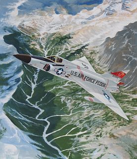 Steve Ferguson (B. 1946) "F-102A Delta Dagger"