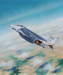 Steve Ferguson (B. 1946) "F-4 Phantom II"