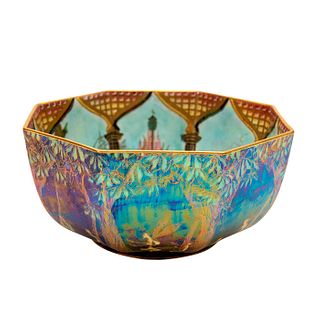 Wedgwood Fairyland Lustre Porcelain Octagonal Bowl