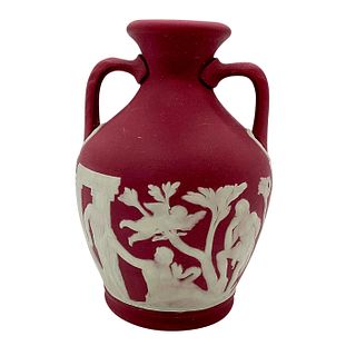 Wedgwood Jasperware Dip Mini Portland Vase