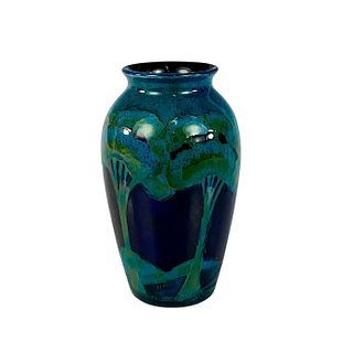 Moorcroft Pottery Small Vase, Moonlit Blue