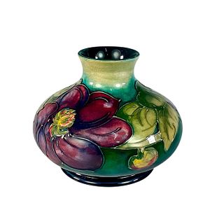 Moorcroft Pottery Squat Vase, Anemone