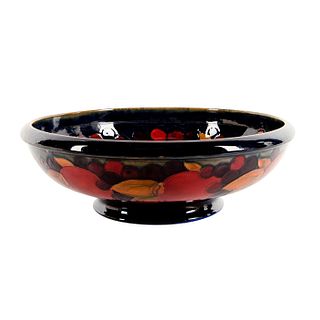 William Moorcroft Pottery Bowl, Pomegranate
