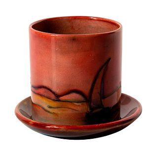 Moorcroft Pottery Mini Spill Vase and Pin Dish, Caribbean