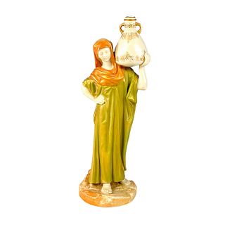 Royal Worcester Figurine, Cairo Carrier Woman 1250