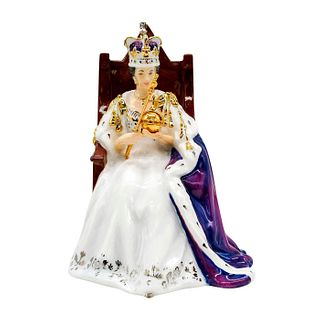 Queen Elizabeth II HN4476, Rare Colorway - Royal Doulton Figurine