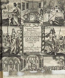 Pfeiffer, Johann Philipp
Libri IV. Antiquitatum Graecarum Gentilium, Sacrarum, Politicarum, Militarium, Oeconomicarum. Mit ge