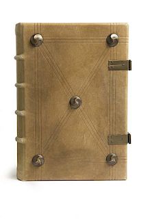 Das Goldene Evangelienbuch von Echternach. Codex Aureus Epternacensis Hs 156142 aus dem Germanischen Nationalmuseum Nurnberg.