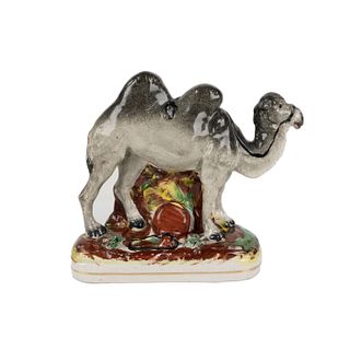Staffordshire Animal Figurine, Bactrian Camel