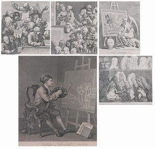 (5) William Hogarth Etchings and Engravings