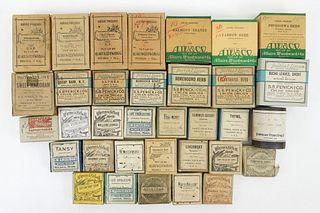 Collection of Antique Apothecary / Herbal Boxes.