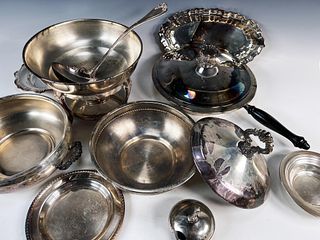 SILVERPLATE SERVING ITEMS 