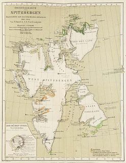 Torell, O. und A. E. NordenskioeldDie schwedischen Expeditionen nach Spitzbergen und Baeren-Eiland. Mit 9 Tafeln, 27 Texthol