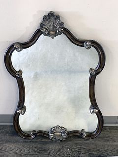 CARVED MIRROR WITH SHELL DESIGN