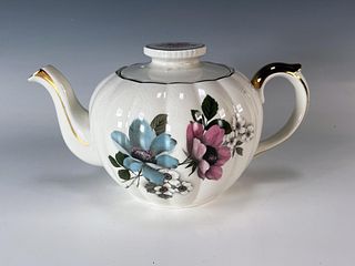 GIBSON STAFFORDSHIRE FLORAL TEAPOT 