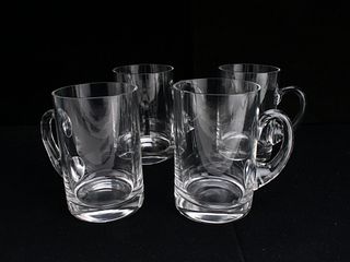 FOUR CLASSIC TIFFANY & CO BEER STEINS 