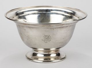 S. KIRK & SON STERLING SILVER LARGE FOOTED BOWL 