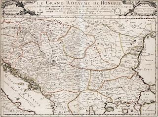 Le Grand Royaume de Hongrie qui est aujourd'huy la Turquie septentrionale en Europa, où sont la Hongrie, la Transil-vanie, l