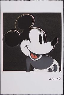 After Andy Warhol: Mickey Mouse