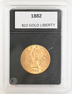 1882 Ten Dollar Gold Liberty UNC