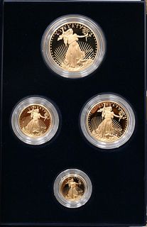 2007 American Eagle Gold Proof Four Coin Set