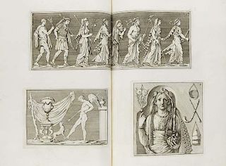 Winckelmann, Johann Joachim
Monumenti antichi inediti, spiegati ed illustrati da Giovanni Winckelmann. 2 Bde. in 1 Bd. Mit 2 