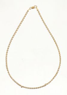 18K Gold Spiga Chain Necklace