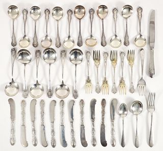 Group of 40 Various Sterling Silver Flatware Pieces