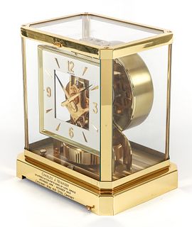 Le Coultre Atmos 15 Jewels Swiss Shelf Clock