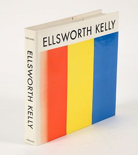 Ellsworth Kelly monograph by John Coplans 1st ed in DJ