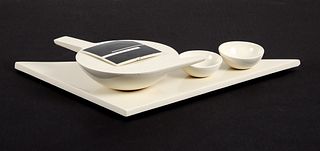 Marek Cecula Modernist Porcelain Tea Set