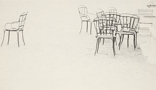 Robert Frank Paris Chairs Signed Photograph 1949