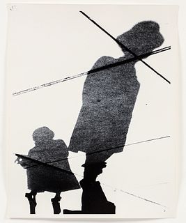 Marvin E. Newman Man and Woman Shadow Series Photo