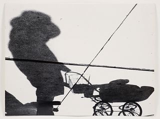 Marvin E. Newman Mom and Baby Carriage Shadow Series Photo